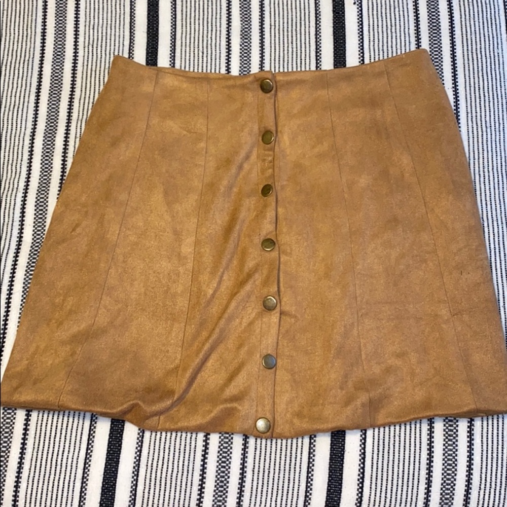 Altar’d state suede skirt